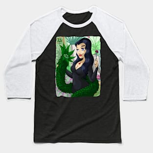 Morticia and Cleopatra Baseball T-Shirt